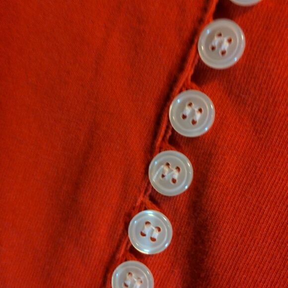 Vintage Betty Blue Long Sleeve Turtleneck Button Down Shirt - Picture 4 of 4
